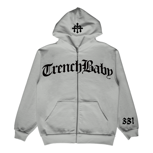 Gray Zip Up